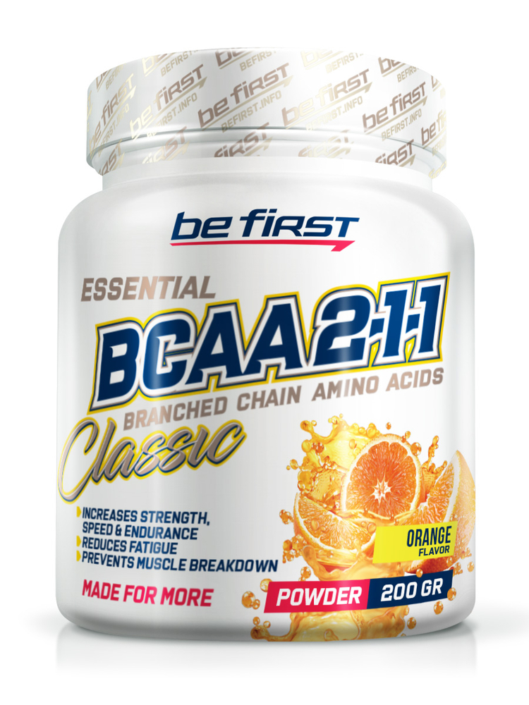 Be First BCAA 2:1:1 CLASSIC powder 200 гр (Апельсин)