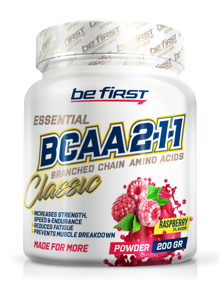 Be First BCAA 2:1:1 CLASSIC powder 200 гр (Малина)