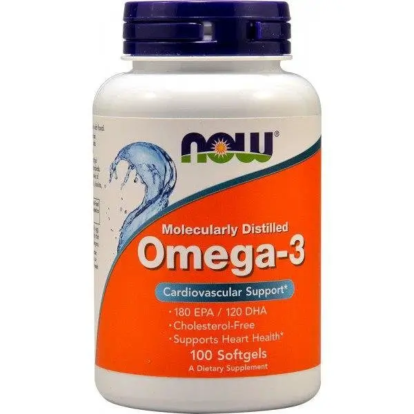 NOW Omega 3 1000mg 100 softgels