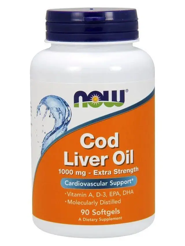 NOW COD LIVER OIL 1,000MG 90 SGELS