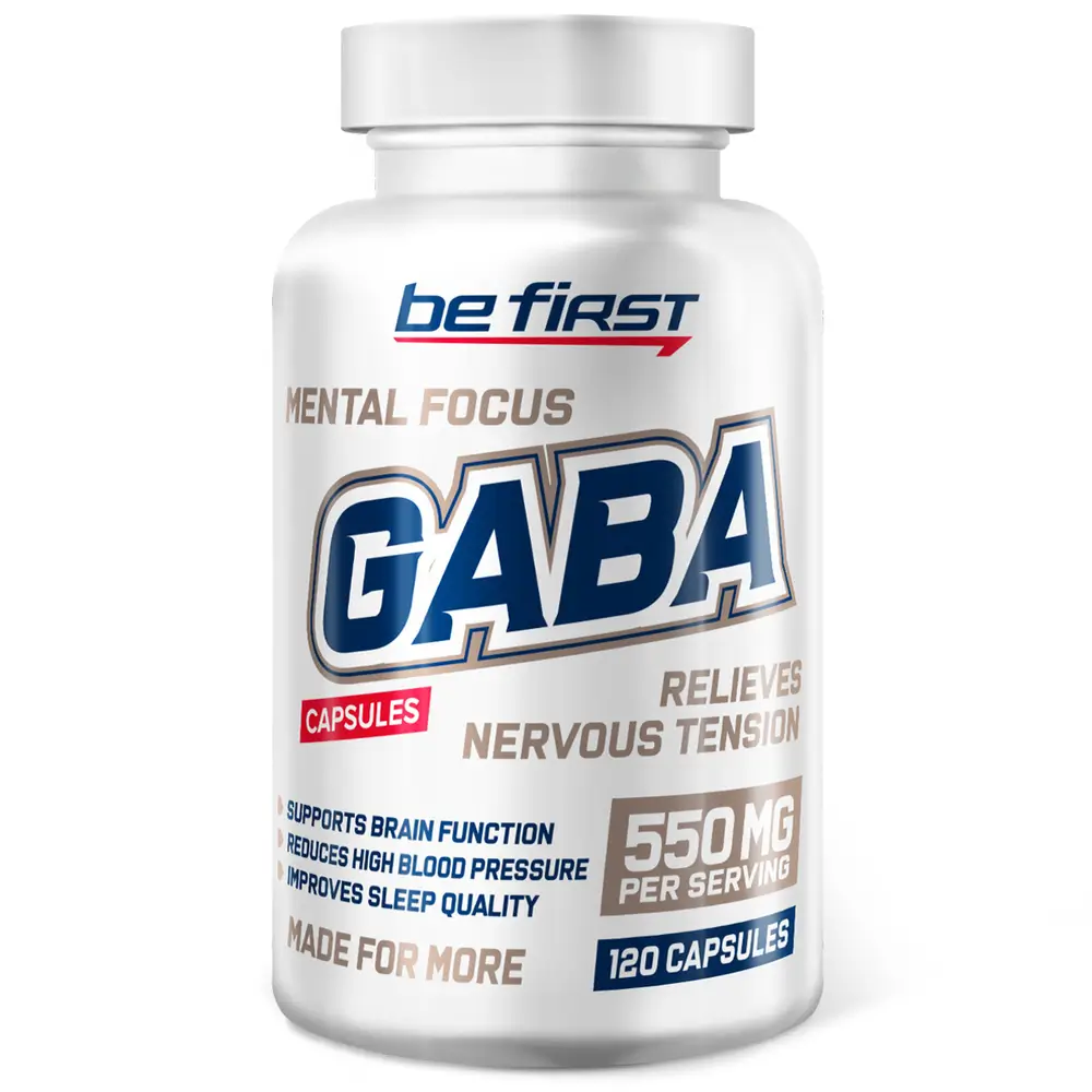 Be First GABA capsules 120 caps