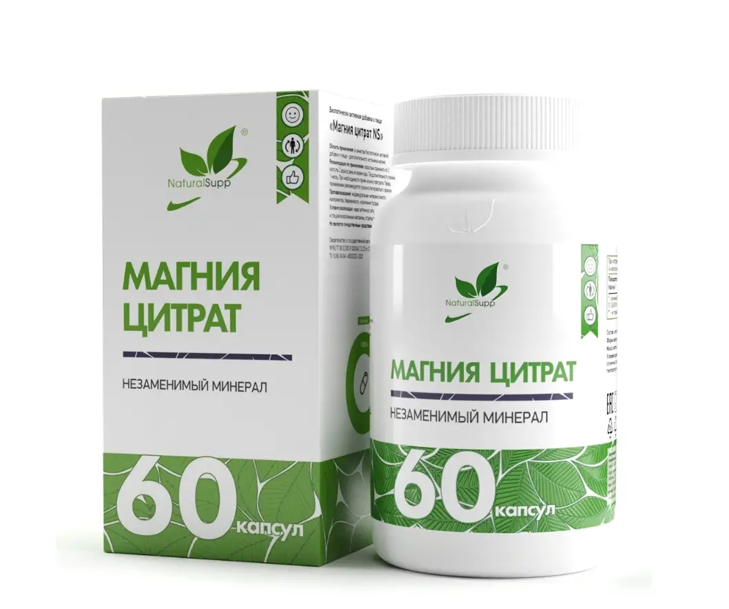 Natural Supp Zinc Citrate 60 caps