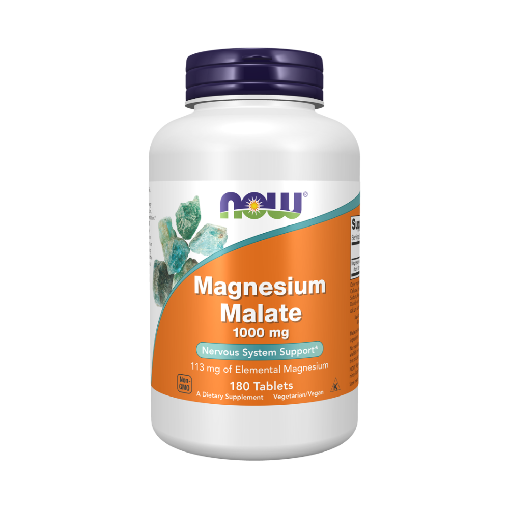 NOW Magnesium Malate 1000 mg 180 Tabs