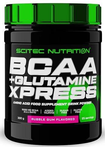 Scitec Nutrition BCAA + Glutamine Xpress 300 g. (Бабл-Гам)