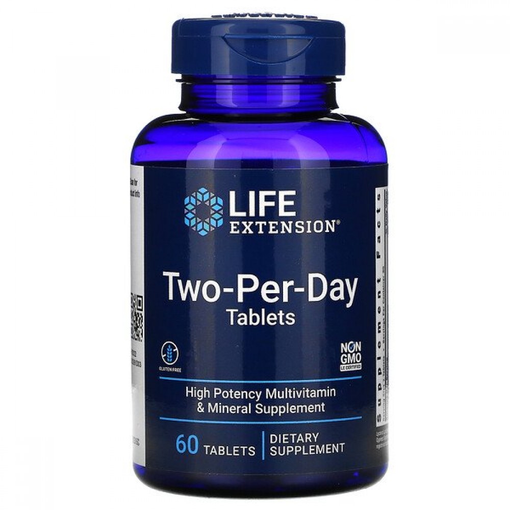 LIFE Extension Two-Per-Day Multivitamin, 60 tablets МС