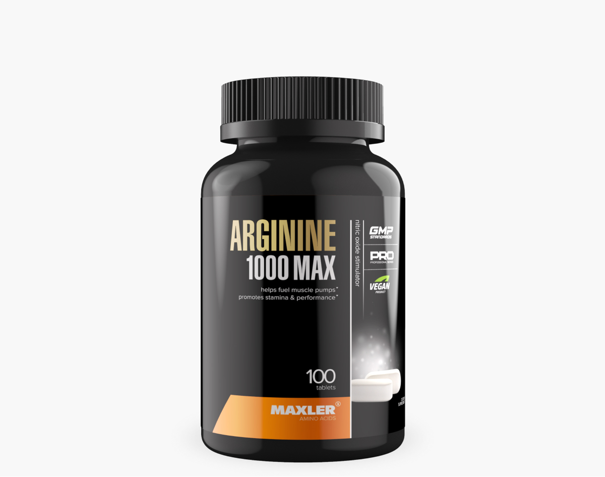 БАД МАКСЛЕР «Аргинин Мах 1000» / MAXLER «Arginine Мах 1000» № 100
