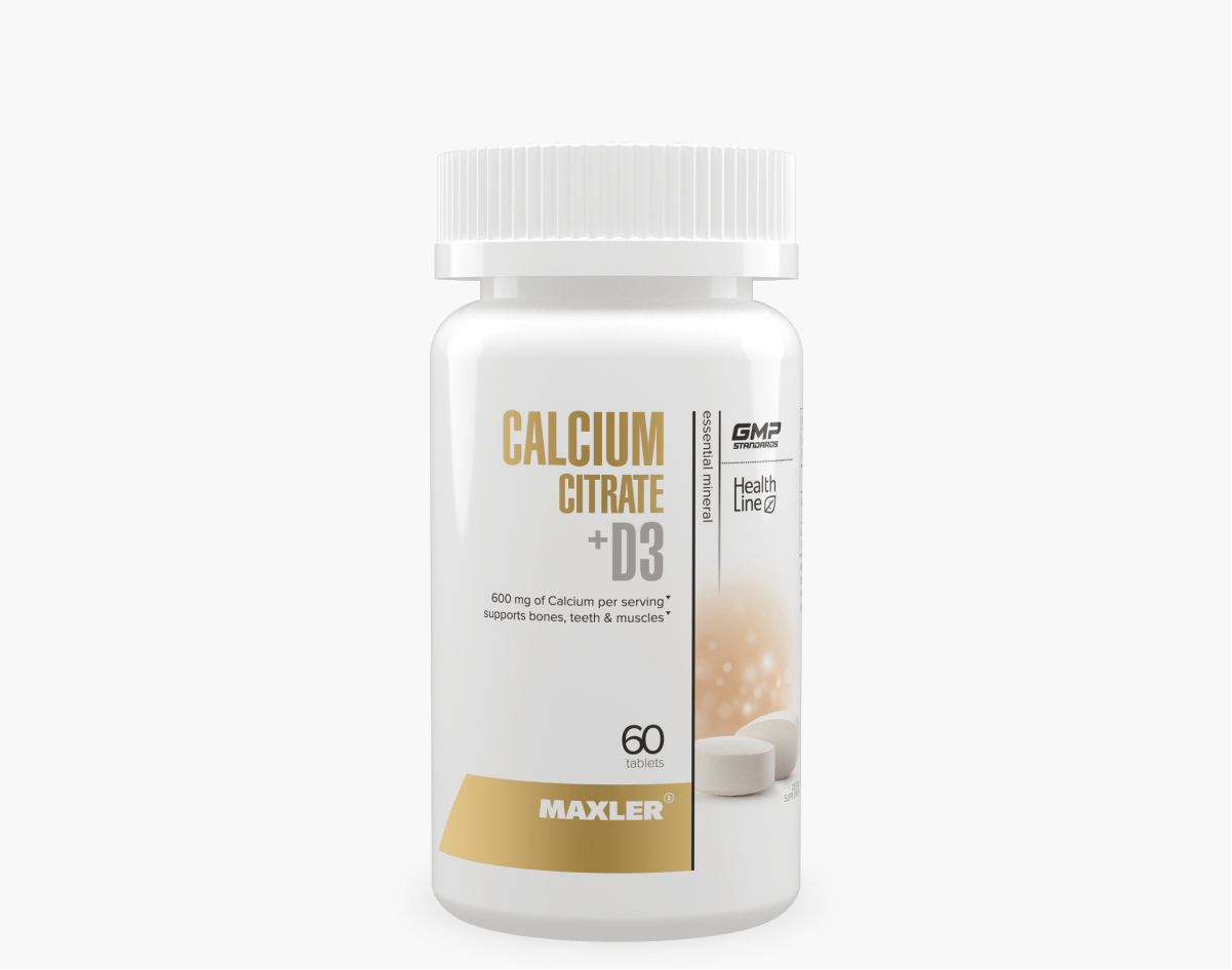 БАД МАКСЛЕР «Кальций Цитрат Д3» / MAXLER «Calcium Citrate D3» № 60