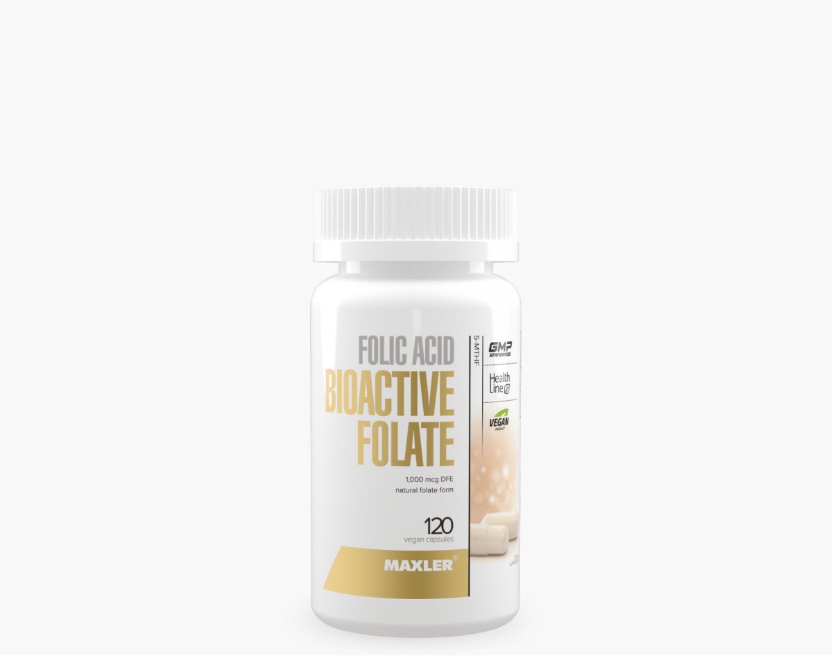 БАД МАКСЛЕР «Фолиевая Кислота Биоактивный Фолат» / MAXLER «Folic Acid BioActive Folate» № 120
