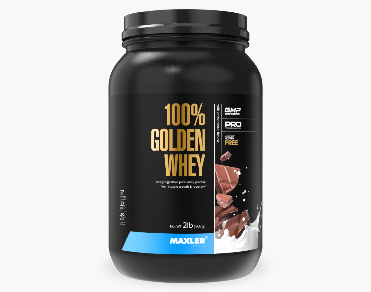 БАД МАКСЛЕР 100% Голден Вей Про (вкус: черничный маффин) / MAXLER 100% Golden Whey Pro (Blueberry Mu