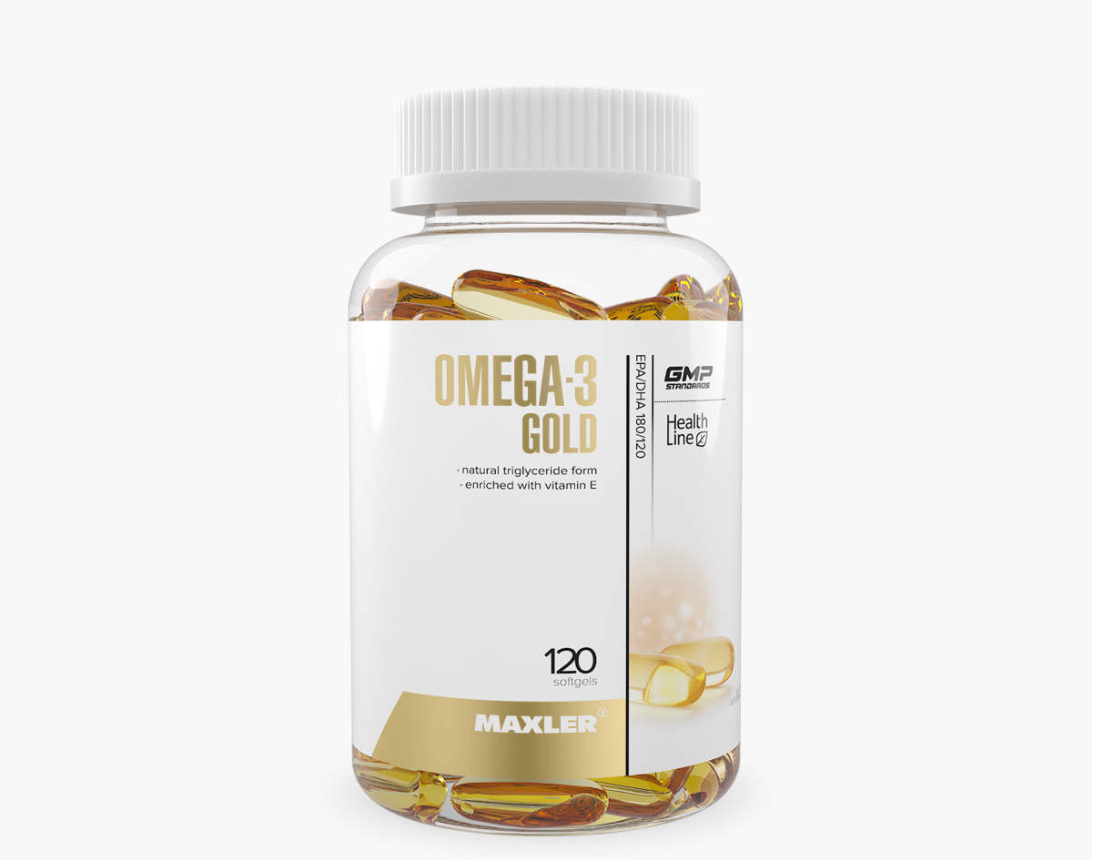 БАД МАКСЛЕР «Омега-3 голд софтгель» / MAXLER «Omega-3 gold softgels» № 240 (USA)