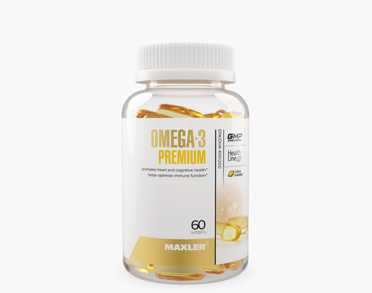 БАД МАКСЛЕР «Омега-3 Премиум» / MAXLER «Omega 3 Premium» № 60
