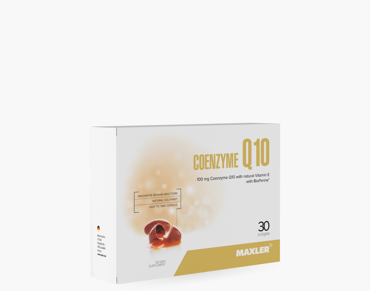 БАД МАКСЛЕР «Коэнзим Q10» / MAXLER «Coenzyme Q10» № 30