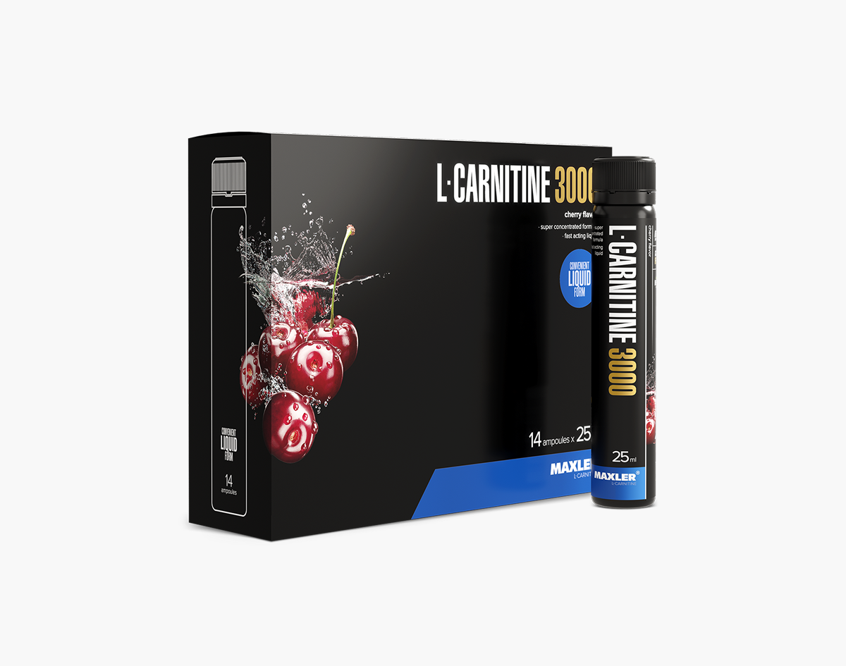 БАД МАКСЛЕР Л-Карнитин 3000 (вкус: цитрус) / MAXLER L-Carnitine 3000 (Citrus flavor) 7 шт по 25 мл (
