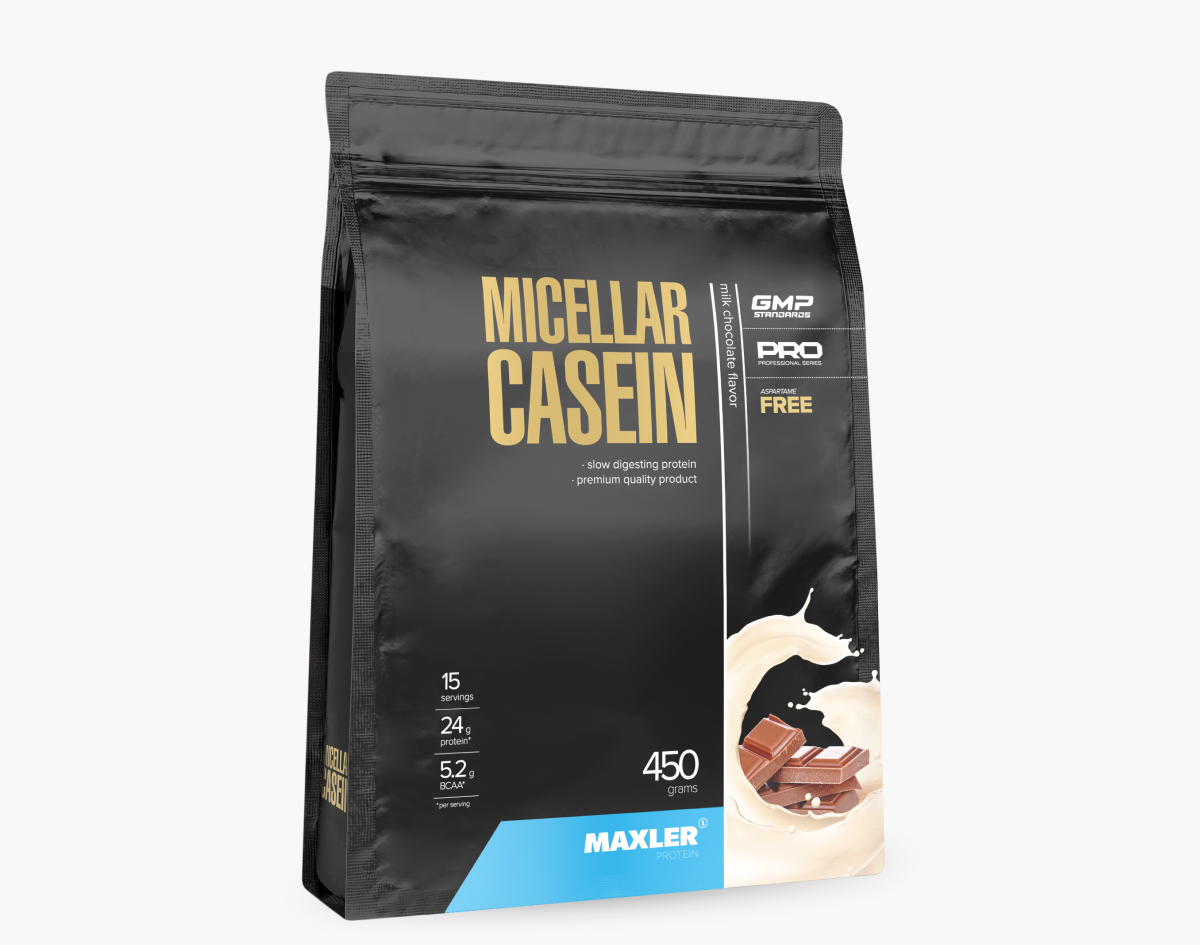 БАД МАКСЛЕР «Мицеллярный Казеин» (вкус: ванильное мороженое) / MAXLER «Micellar Casein» (Vanilla Ice
