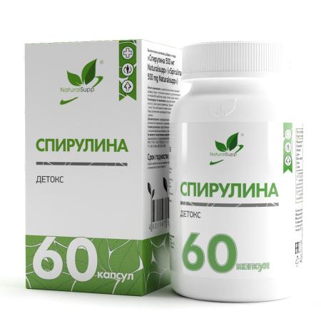 Natural Supp Spirulina 60 caps