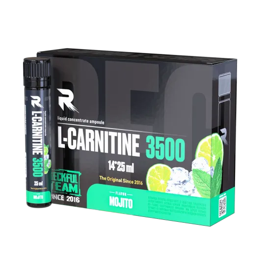 Reckful ® L-Carnitine 3500mg 25ml amp (шоу-бокс)14шт (Mojito)