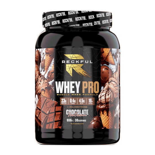 Reckful ® Whey + Polydextrose 900g 30 serv ЧЗ (Chocolate ice cream), шт