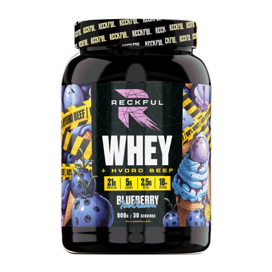 Reckful ® Whey + Beef protein 900g 30 serv (Черничное мороженое), шт