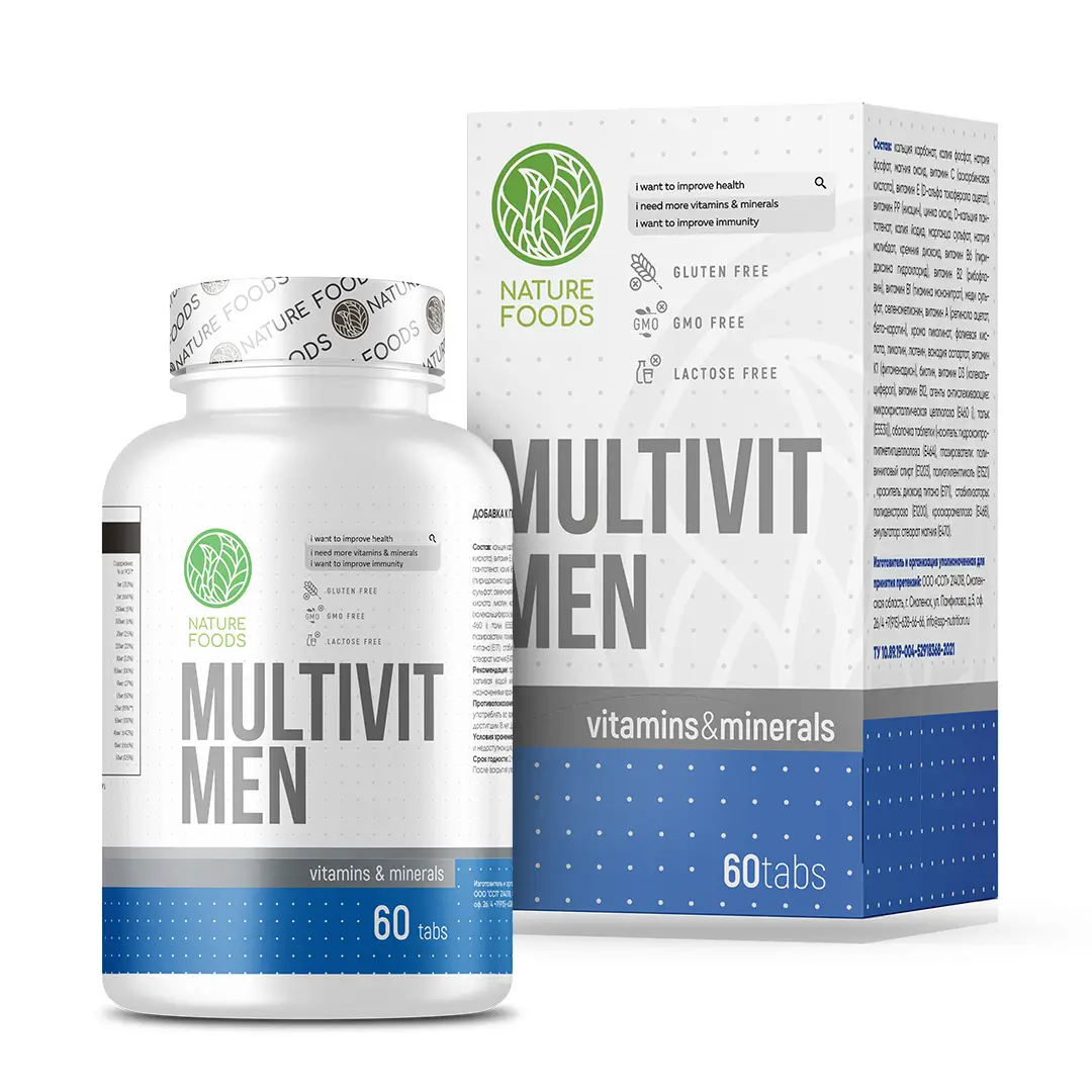 Nature Foods Multi Men 60 tabs 4640027869042