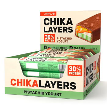 ТМ "CHIKALAB" Батончик глазированный со вкусом "Фисташковый йогурт" 60 г