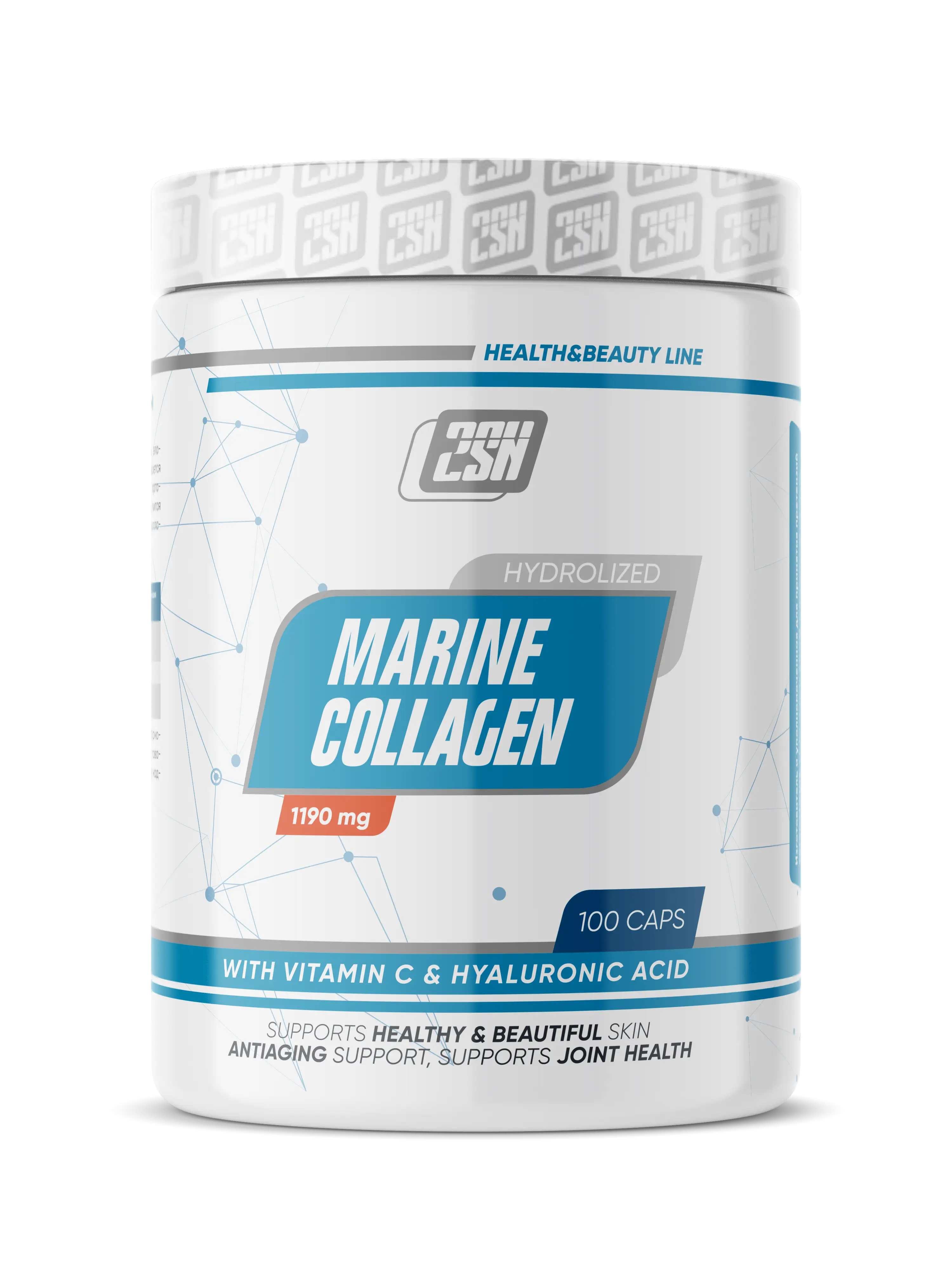 2SN Marine Collagen+Hyaluronic acid+Vit.C 100 caps 4640027869486