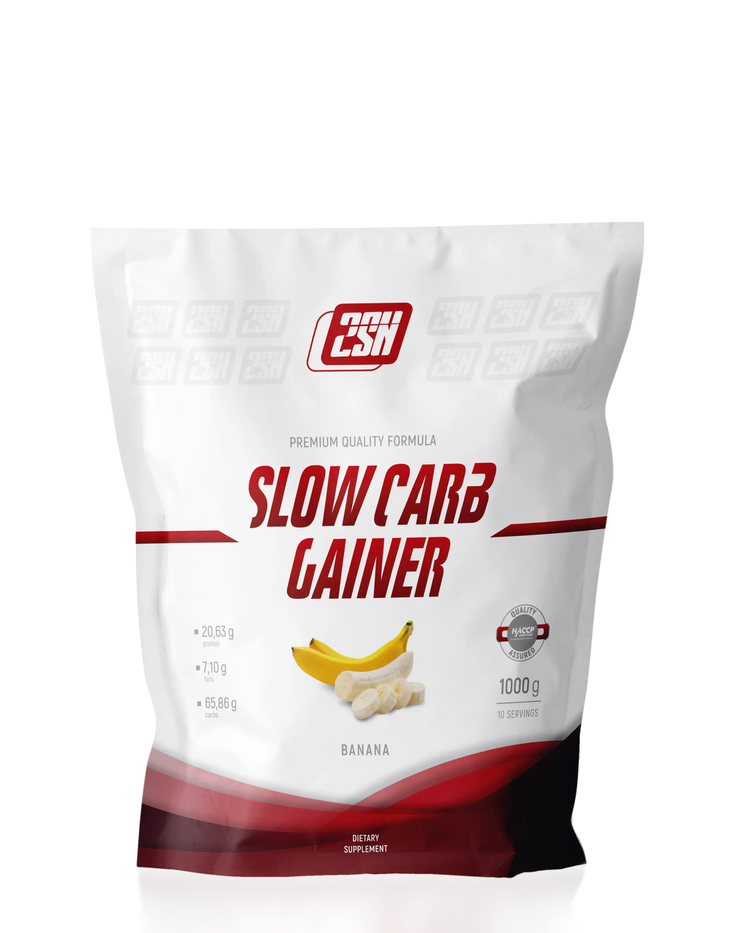 2SN Slow Carb Gainer 1000g (Клубника)