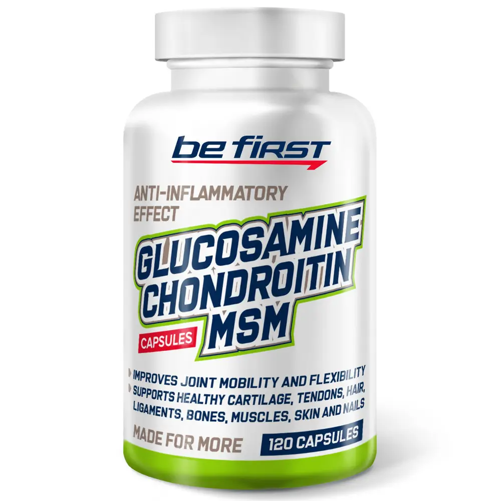 Be First GLUCOSAMINE + CHONDROITIN + MSM 120 КАПСУЛ