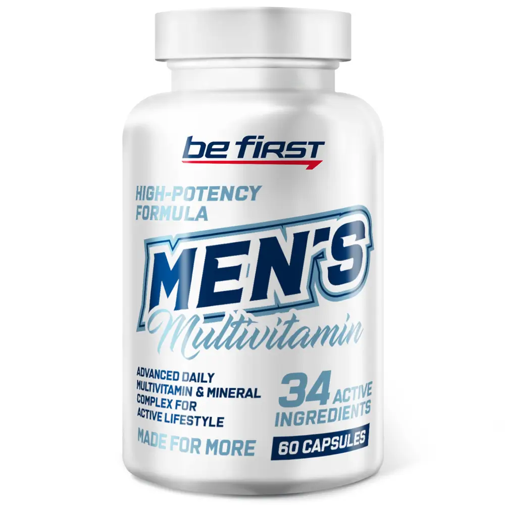 Be First Men's multivitamin, 60 капсул
