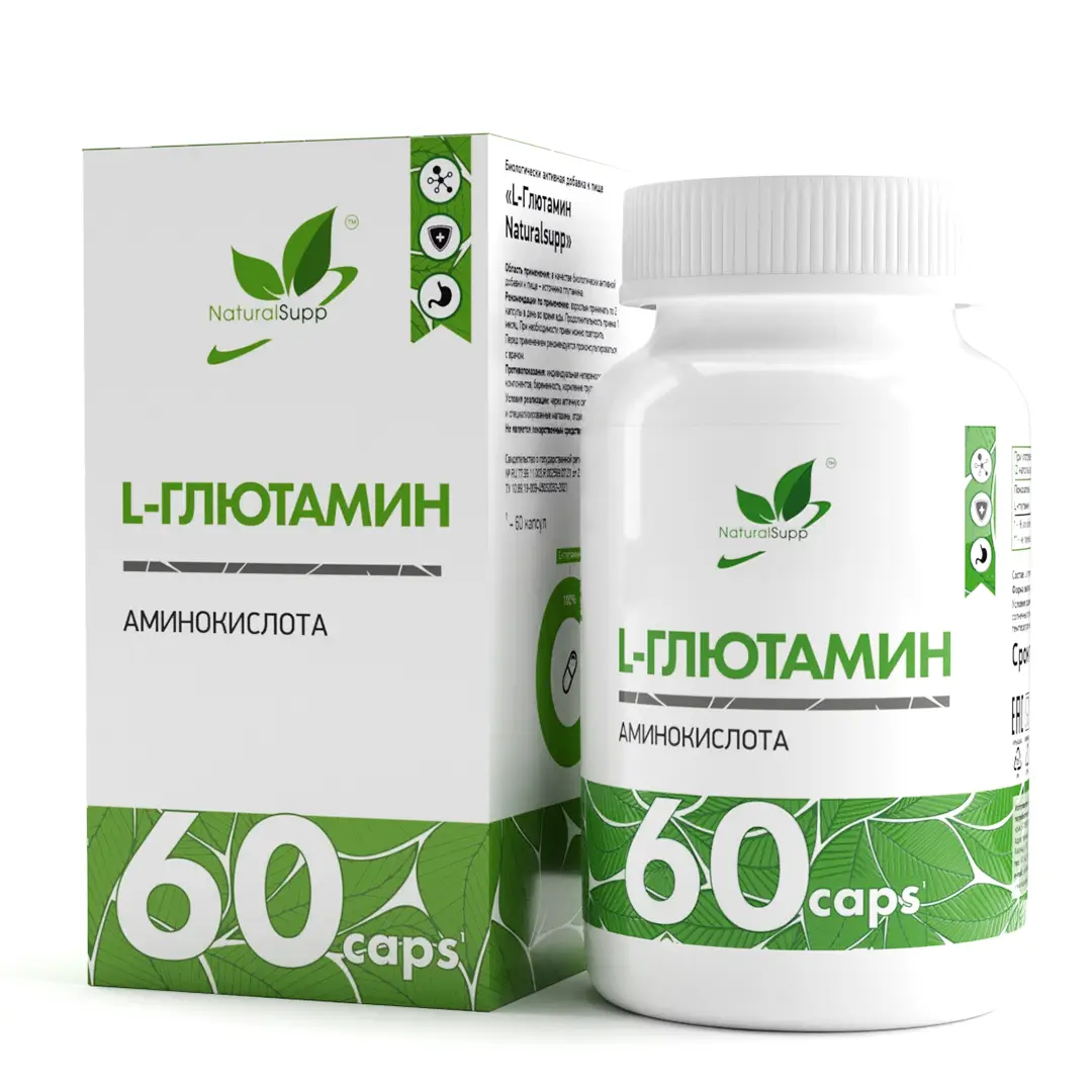Natural Supp L-Glutamine 60 caps
