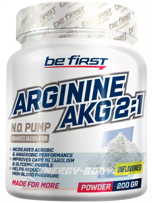 Be First Arginine AKG 2:1 Powder 200 гр (Апельсин)