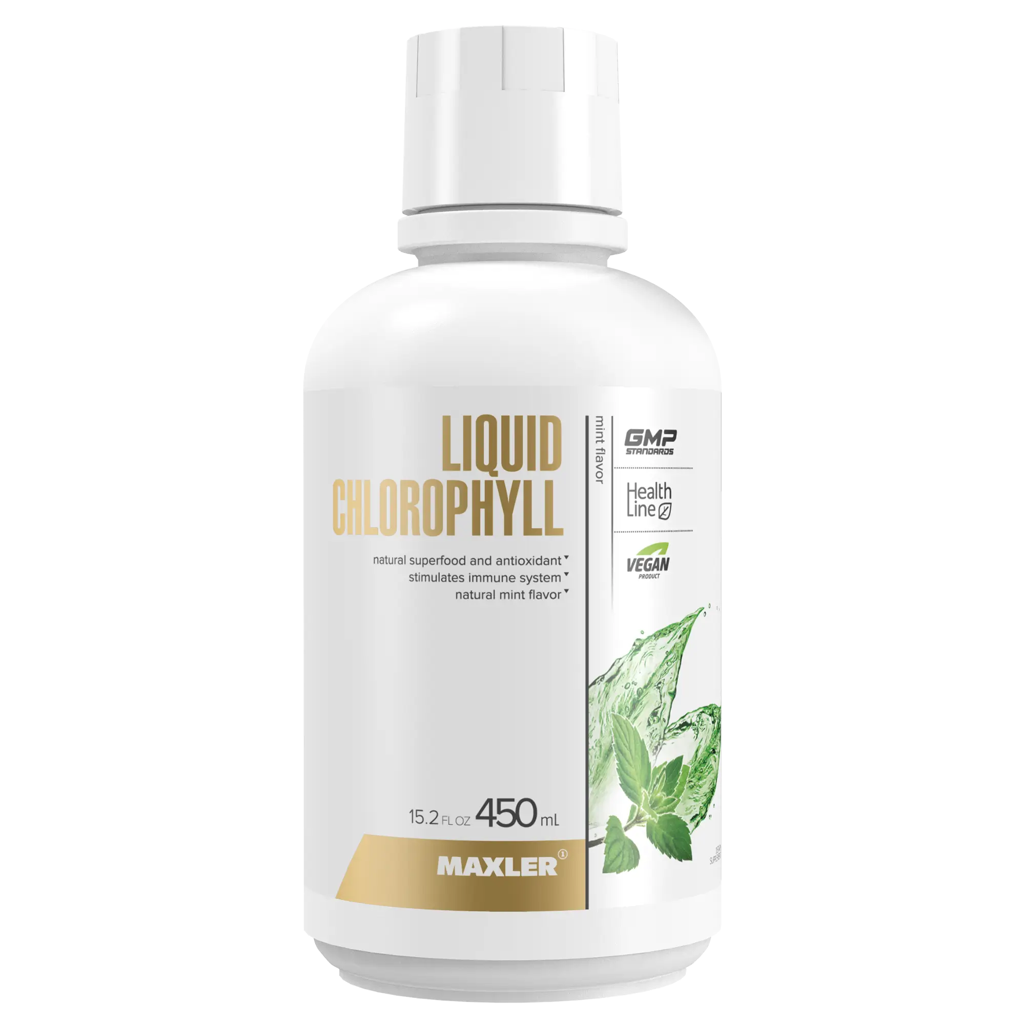 Maxler Chlorophyll Liquid 450ml (Natural Mint)