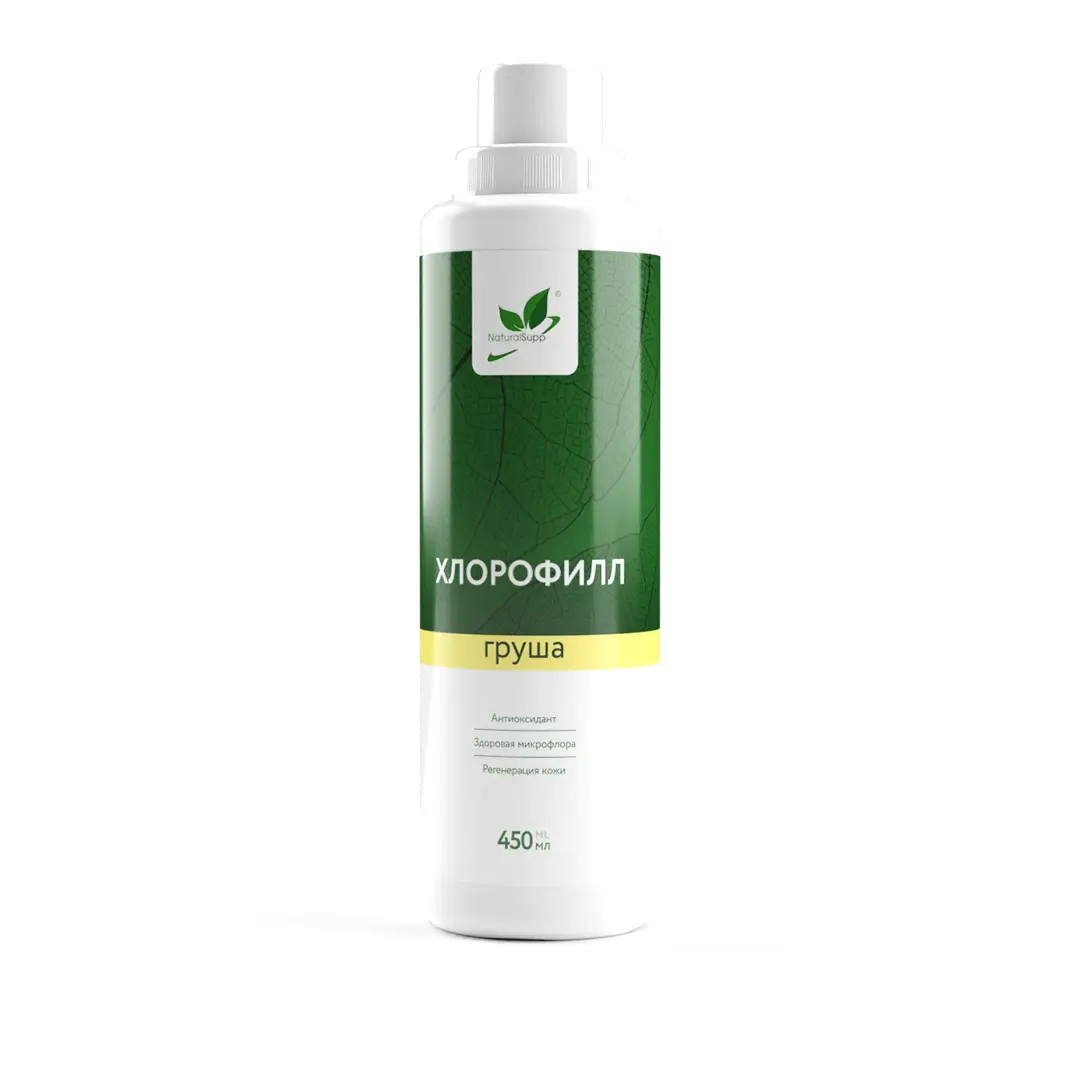 Natural Supp Напиток безалкогольный на основе хлорофилла 450мл (Мята)
