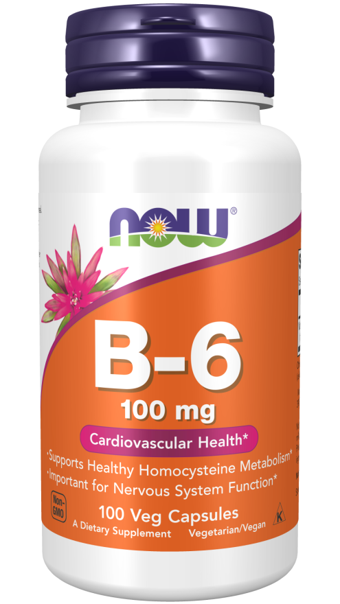 NOW B-6 100 mg 100 VCAPS
