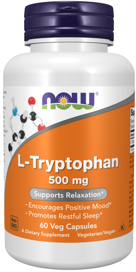 NOW L-Tryptophan 500 mg 60 vcaps