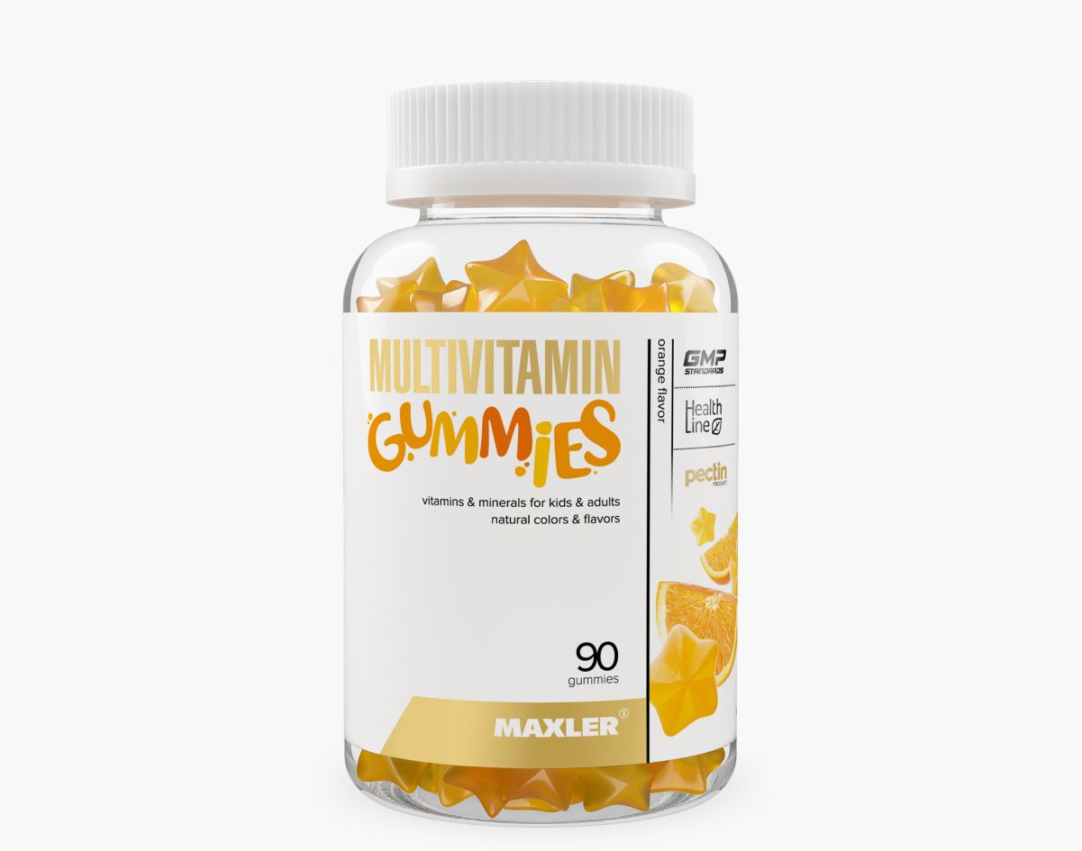 БАД МАКСЛЕР «Мультивитамин гаммиз» (вкус: апельсин) / MAXLER «Multivitamin gummies» (Orange Flavor)