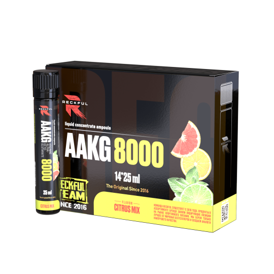 Reckful ® AAKG 8000 mg 25ml 1 amp (Цитрусовый микс)
