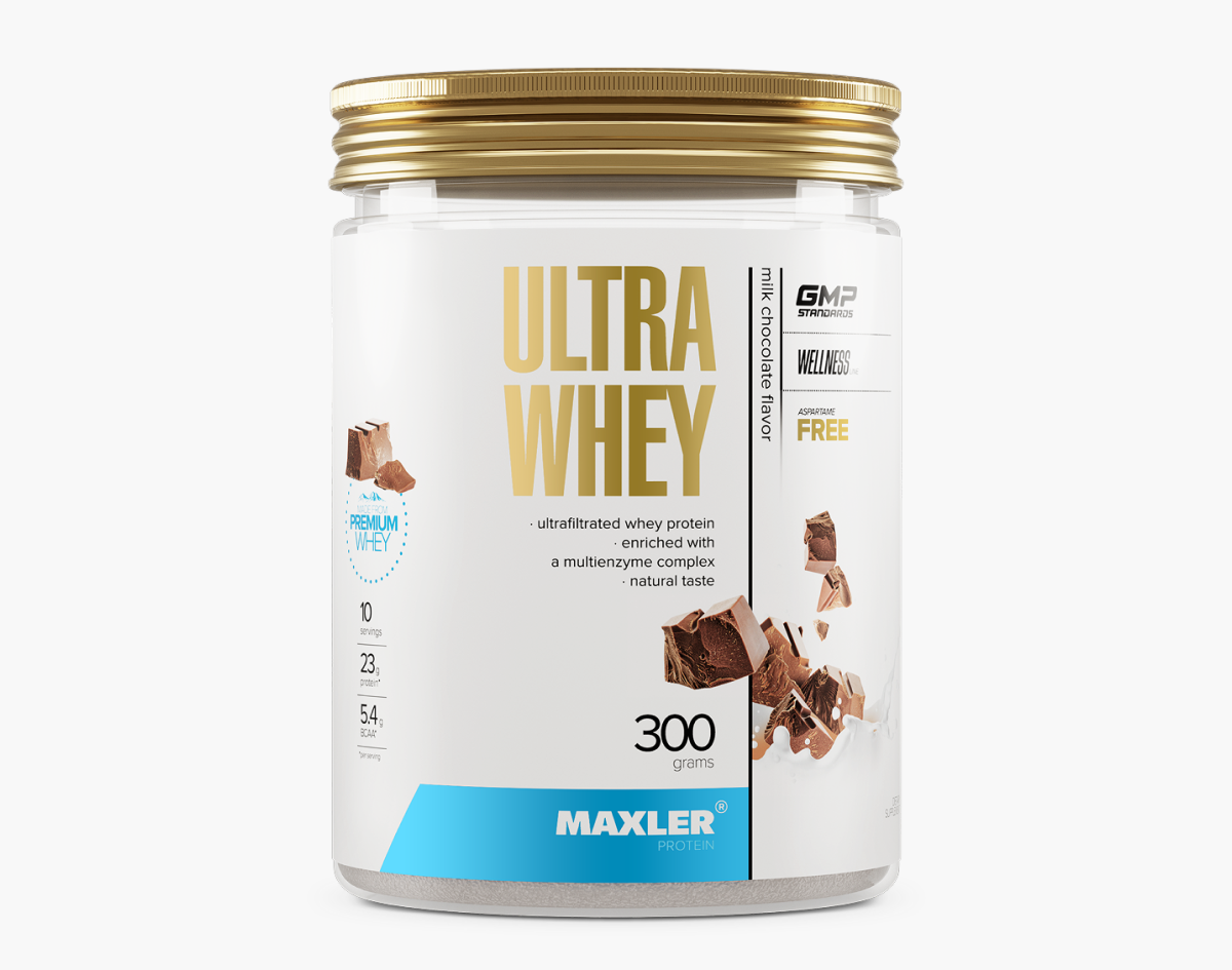 БАД МАКСЛЕР «Ультра Вей» (вкус: молочный шоколад) / MAXLER «Ultra Whey» (Milk Chocolate flavor) 300