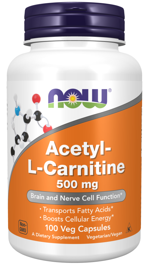 NOW Acetyl L-Carnitine 500 mg 100 caps