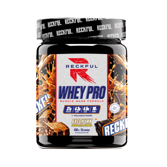 Reckful ® Whey + Polydextrose 450g 15 serv (Сникерс)