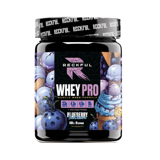 Reckful ® Whey + Polydextrose 450g 15 serv (Черничное мороженое)
