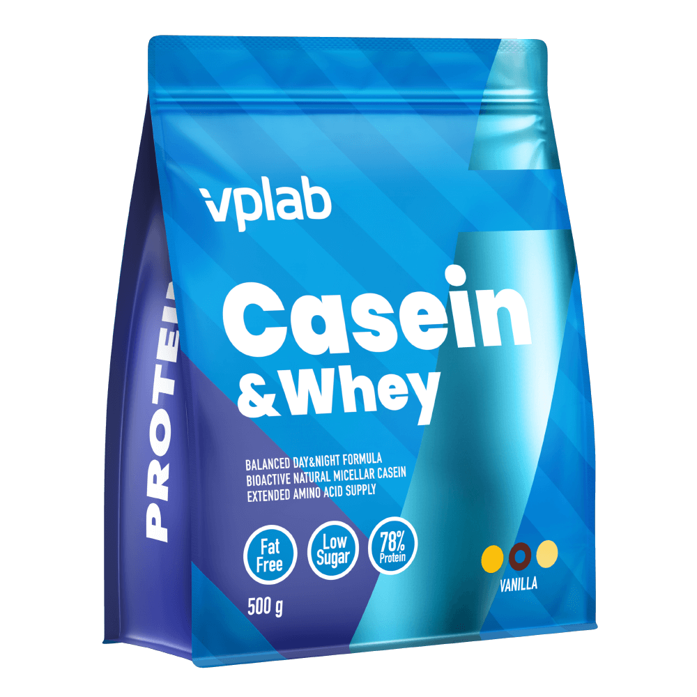 VPLAB Casein & Whey 500g (Ваниль)